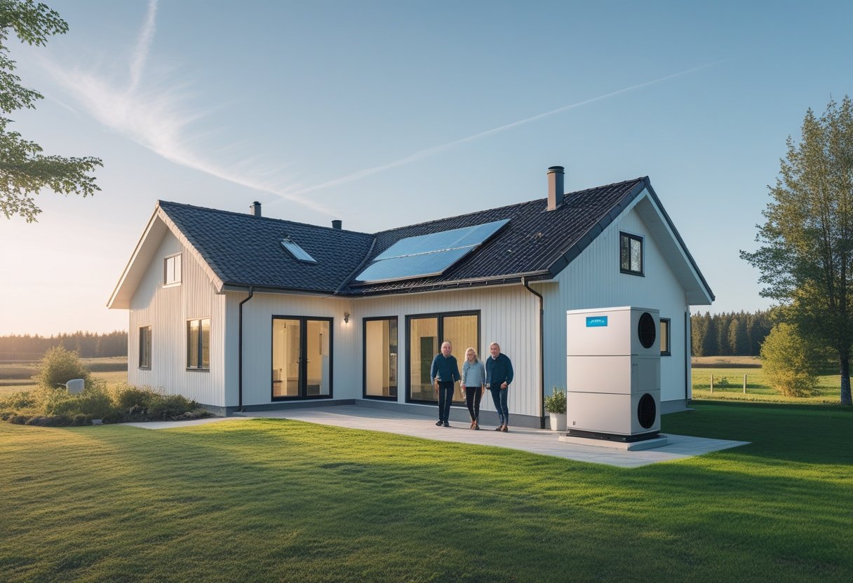 Energibesparelser i Odsherred med varmepumpe i Ringe